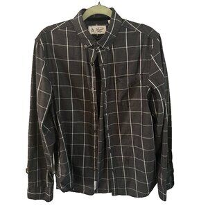 Original Penguin Men's Medium Plaid Long Sleeve Shirt